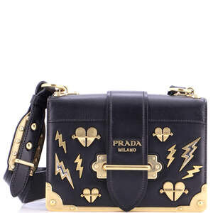 Prada Cahier Crossbody Bag Embellished #219686P21B